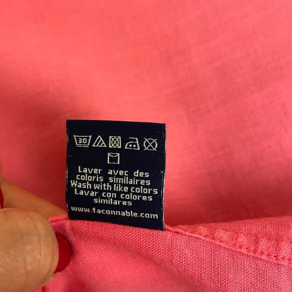 Faconnable long sleeve  linen polo shirt - Picture 5 of 7